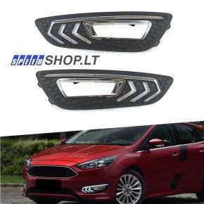 FORD FOCUS 3 LED dienos šviesos žibintai 2